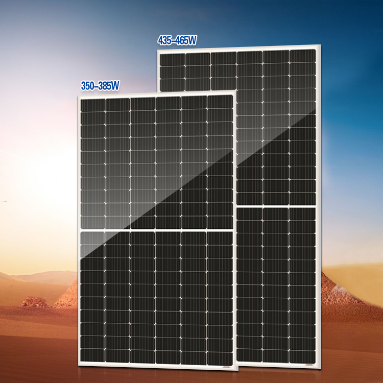 Módulo fotovoltaico de célula meio cortada de 166 mm